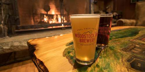 Fireplace and Brews - Woodstock Inn Brewery - North Woodstock, NH