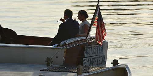 Wedding Boat - Migis Lodge on Sebago Lake - South Casco, ME