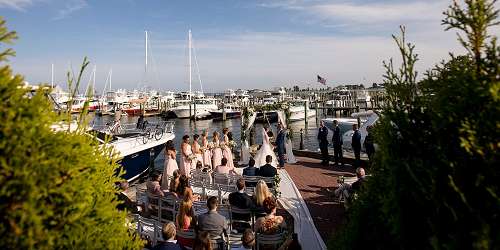 Marina Wedding Ceremony - Saybrook Point Inn & Spa - Old Saybrook, CT