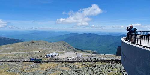 View from the Summit - Mount Washington Cog Railway - Mt. Washington, NH