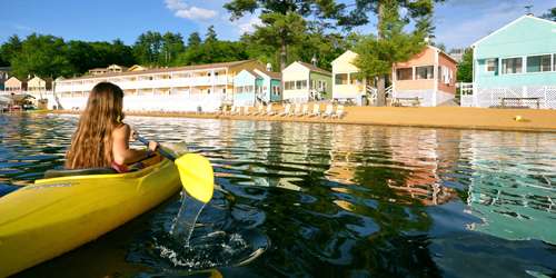 Paddling Girl - Naswa Resort - Laconia, NH