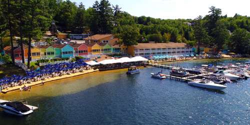 Waterfront Side View - Naswa Resort - Laconia, NH