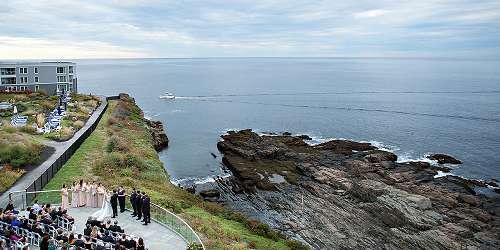 Oceanside Wedding Ceremony - Cliff House Maine - Cape Neddick, ME