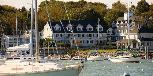 View of Inn at Scituate Harbor from the Water - Scituate, MA