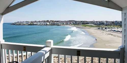 Balcony View from Union Bluff Hotel - York Beach, ME - Photo Credit Union Bluff Hotel