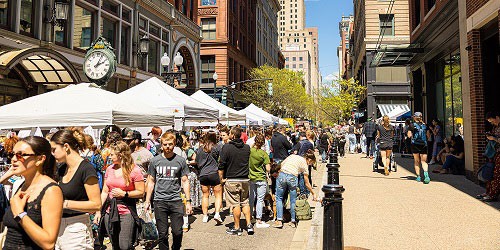 Rock & Roll Yard Sale in Downtown Providence, RI - Credit PWCVB