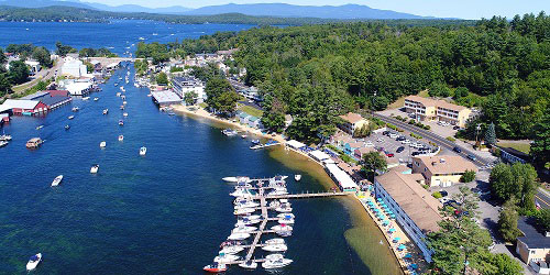 Drone Aerial View - Naswa Resort - Laconia, NH