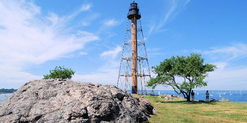 Marbehead Lighthouse Tower - Harbor Light Inn - Marblehead, MA