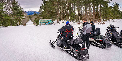 Snowmobiles Ready! - NEOC - Millinocket, ME